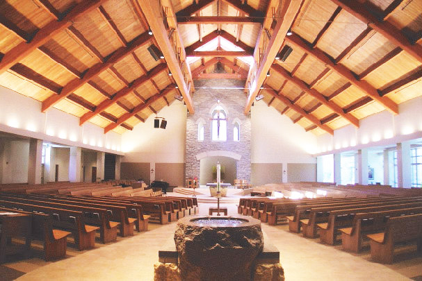 worship center at Church of St. Peter