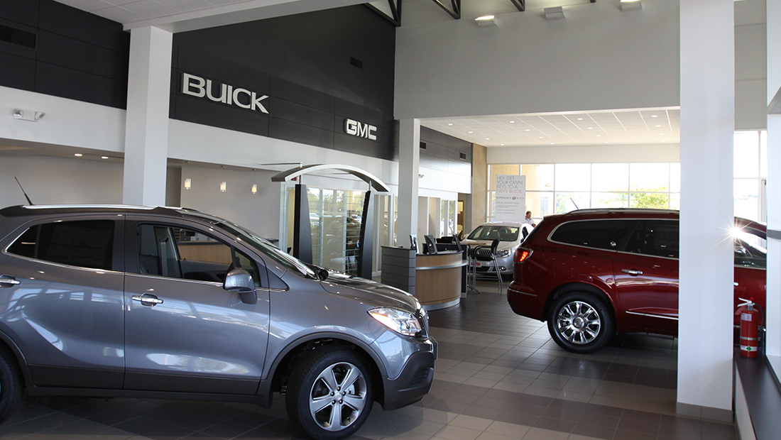 showroom at Valley Buick GMC of Hastings, MN