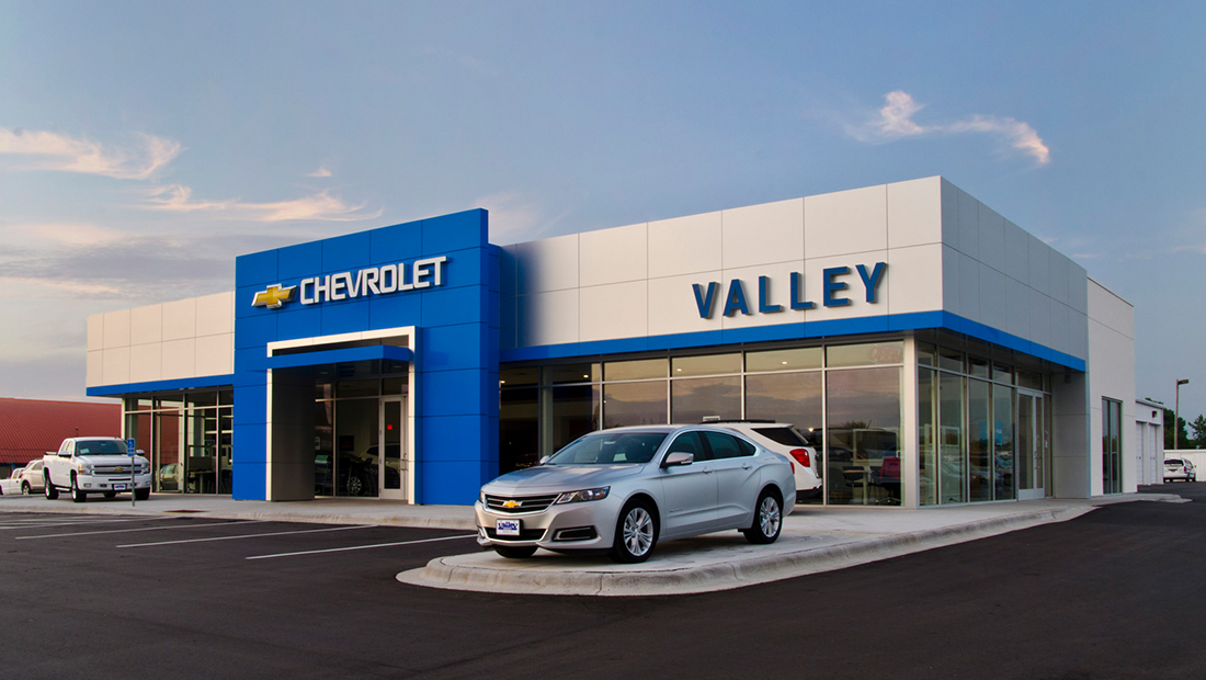 PIC-Langer-Construction-Valley-Chevrolet-of-Hastings-2 Exterior photo of Valley Chevrolet of Hastings with general contracting by Langer Construction